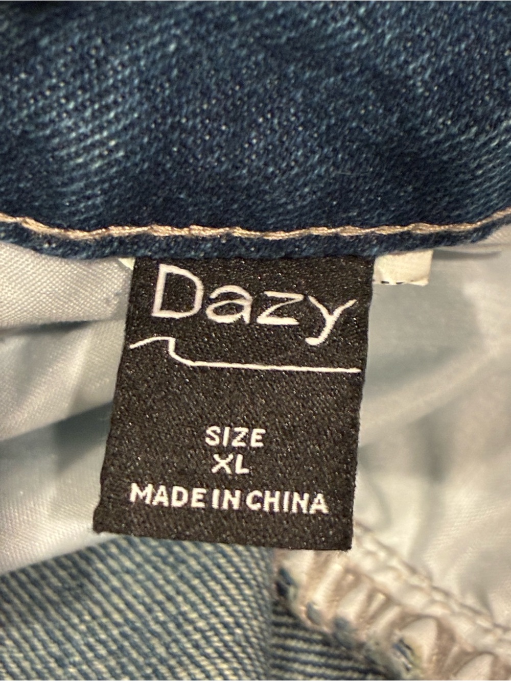 High-Rise Wide-Leg Flare Barrel Jeans in Medium Blue - Picture 3 of 6